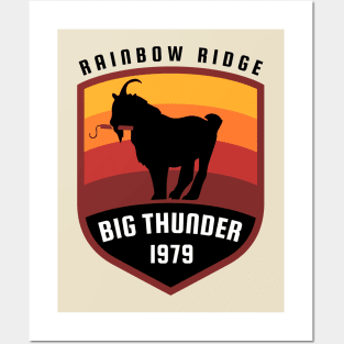 Mountain Range Patch (Thunder) Posters and Art
